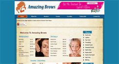 Desktop Screenshot of amazingbrows.com